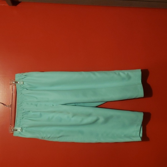 Kim Roger's Lady's Petite Capri Pants In the Color of Mint Green - Picture 5 of 7